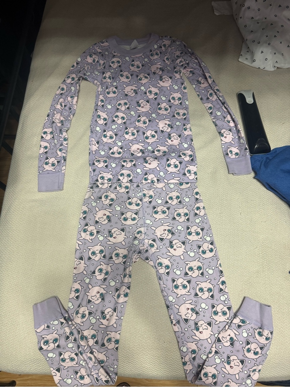 Hanna Andersson Lavender Character Print Footed Pajamas